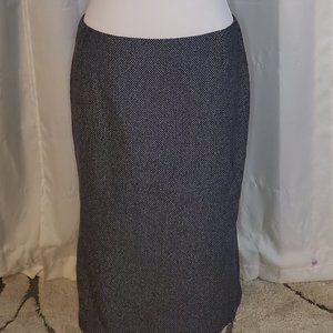 Vintage Lauren by Ralph Lauren Houndstooth Wool Skirt